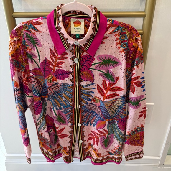 Farm Rio linen shirt - Picture 2 of 2